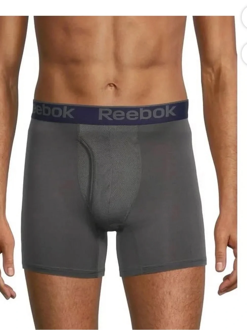 Reebok Men's Underwear Pro Series Performance Long Leg Boxer Brief, 7.5-Inch,
